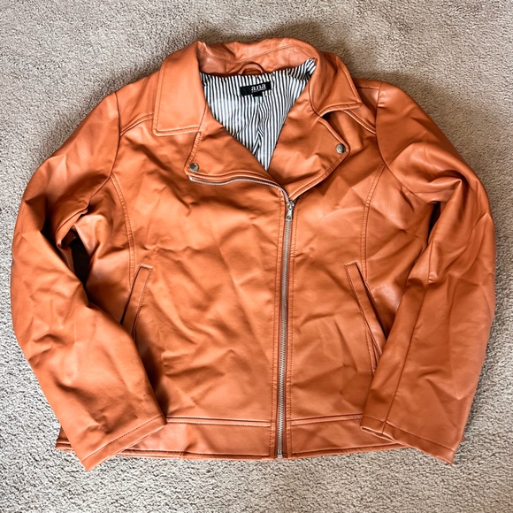 a.n.a Brown Bomber Jacket - Picture 1 of 3